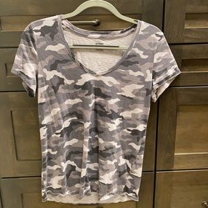 Grey camp PINK top